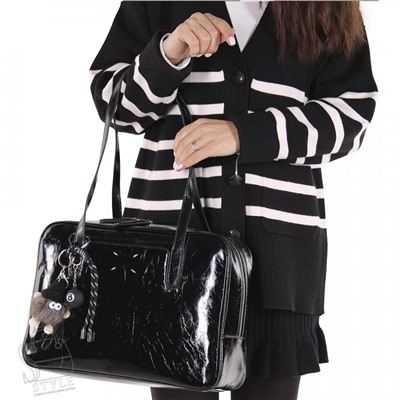 Сумка женская кожаная 2873VG black Vitelli Grassi
