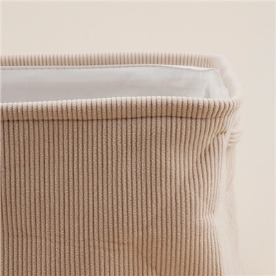 Короб для хранения вещей SL Home, 32×23×18,5 см, бежевый