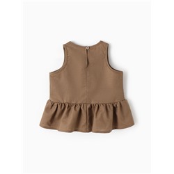 Блузка для девочки, MINAKU, бежевая, рост 134 см