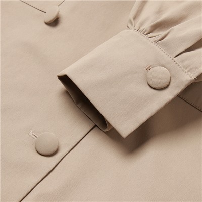 Пиджак женский MINAKU: Safari, бежевый, размер 48