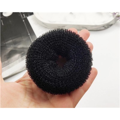 Бублик для волос Черный (8 см)