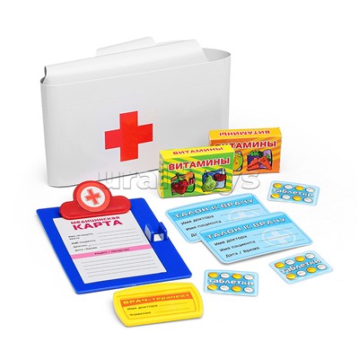 Набор доктора "Волшебная аптечка", в чемодане (37 предметов)