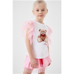 Джемпер трикотажный для девочек (футболка) PLAYTODAY, 1240334