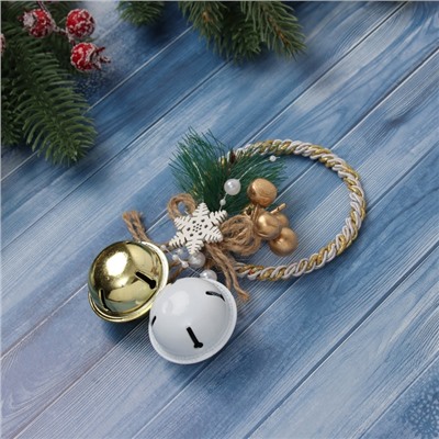 Украшение ёлочное «Зимнее волшебство. Настроение», новогоднее, 13×8 см, в виде венка