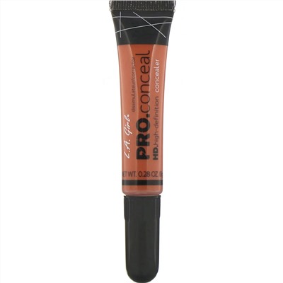 L.A. Girl, Консилер Pro Conceal HD Concealer, оранжевый корректор, 8 г
