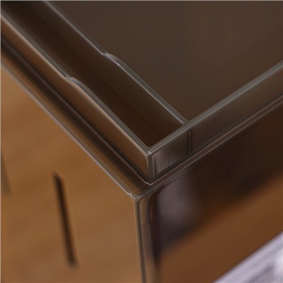 Контейнер для хранения без крышки OPTIMA, 10.6 л, 16.8×30.5×24.2 см, коричневый