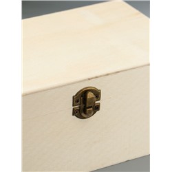 Шкатулка для росписи дерево «Прямоугольная», замок пряжка, 23.5×14×9.5 см