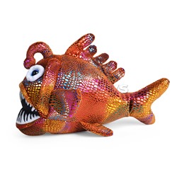 Мягкая игрушка. Морской черт. Люкс. коричневый