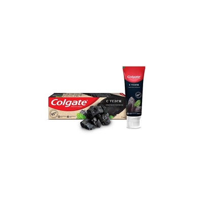 Colgate зубная паста 75мл Эффективное отбеливание с Углем