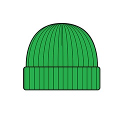 Шапка трикотажная для девочек