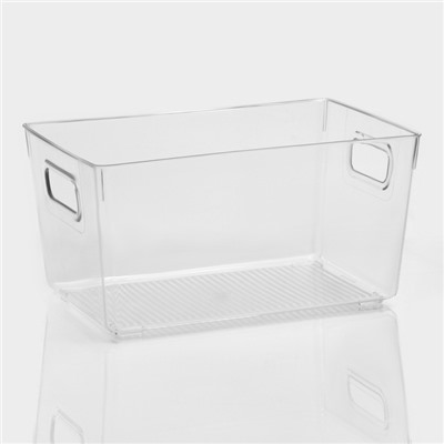 Контейнер для холодильника RICCO, 26.5×16.8×13 см, прозрачный
