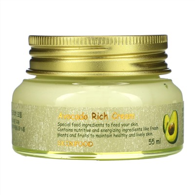 Skinfood, Avocado Rich Cream, 1.86 fl oz (55 ml)