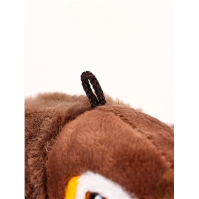 Интерактивная игрушка для животных «Воробей», коричневая