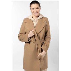 01-10313 Пальто женское демисезонное (пояс)