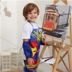 Фартук с нарукавниками детский «Команда Мстители», 49×39 см