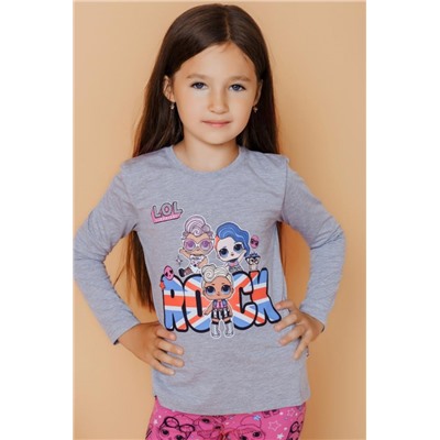 Футболка 22717 детская LOL Surprise (Серый меланж)