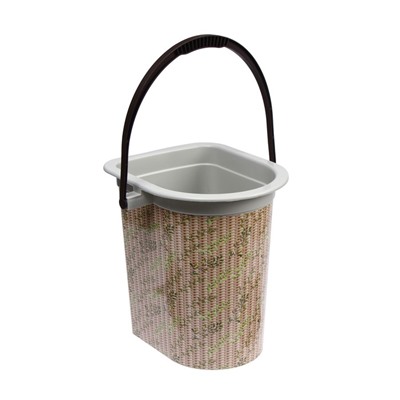 УЦЕНКА Ведро - туалет, 17 л, без крышки, МИКС