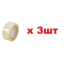 Скотч 48мм 66м 40мкм Ultra tar прозрачный 3шт