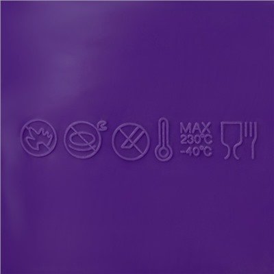 Коврик для айсинга Доляна «Восхищение», силикон, 38×26.5 см, фиолетовый