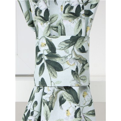 Шторы для кухни «Доляна» Apple flowers, 146×180 см - 2 шт., подхваты - 2 шт., 100% хлопок, 164 г/м²