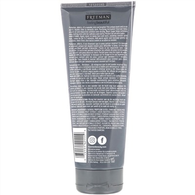 Freeman Beauty, Feeling Beautiful, очищающая гель-маска + скраб, уголь + черный сахар, 175 мл (6 жидк. унций)