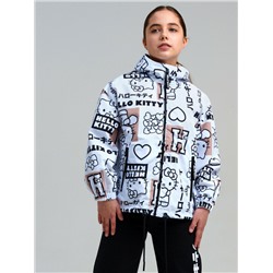 Куртка текстильная с полиуретановым покрытием для девочек (ветровка)