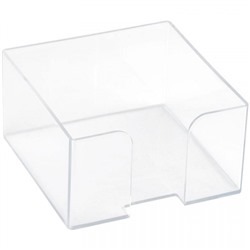 Пластбокс для бумажного блока 9х9х5 см ПЛ61 Стамм