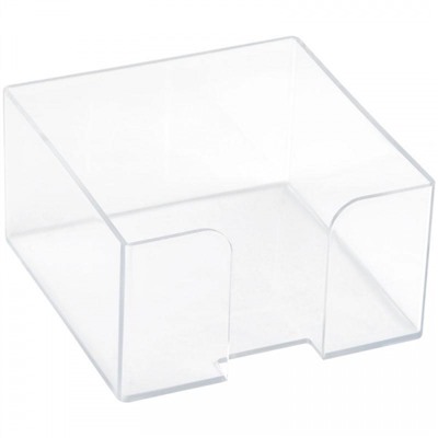 Пластбокс для бумажного блока 9х9х5 см ПЛ61 Стамм