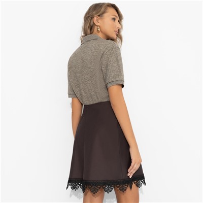 Юбка комбинированный с кружевом, Тайный знак