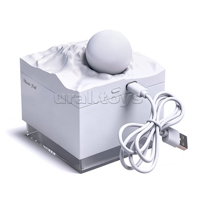 Светильник-увлажнитель "Луна" цвет белый, в коробке