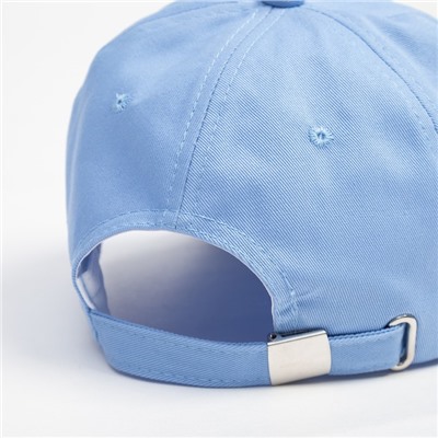 Кепка однотонная MINAKU: Beachwear, голубая, размер 58