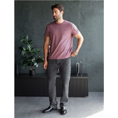 Футболка базовая полуприлегающая из премиального хлопка с эластаном