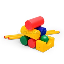 Набор "Городки" (цилиндр, палка гимнастич, арка, шар)