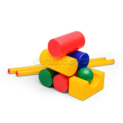 Набор "Городки" (цилиндр, палка гимнастич, арка, шар)
