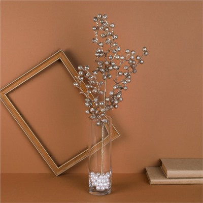 Ветка декоративная 73 см золото шарик / SA23588 /уп 240/