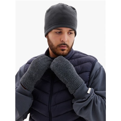 Варежки мужские MINAKU, размер 25, серые