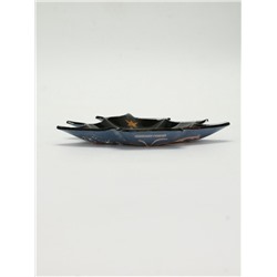 Тарелка новогодняя плоская «Ёлочка», 19.5×16.5 см