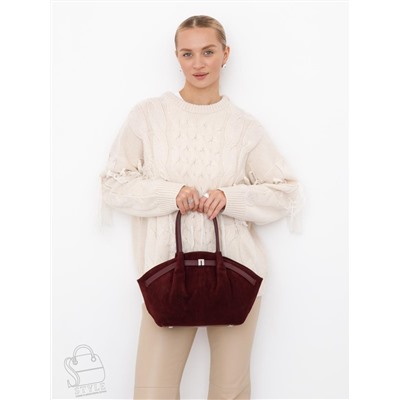 Сумка женская кожаная 2346YF angola red Polina&Eiterou  в Новосибирске