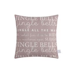 Наволочка декоративная новогодняя «Этель. Jingle bells», 40×40 см, велюр