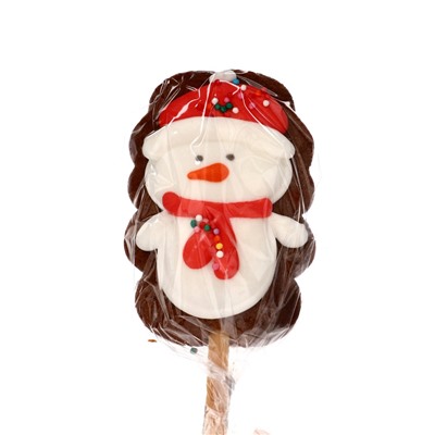 Печенье шоколадное новогоднее на палочке «Зимнее», МИКС, 30 г