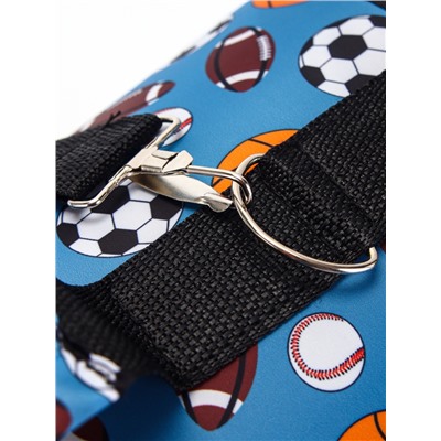 Сумка - переноска для животных «Спорт», размер M, 40×21×27 см, голубая