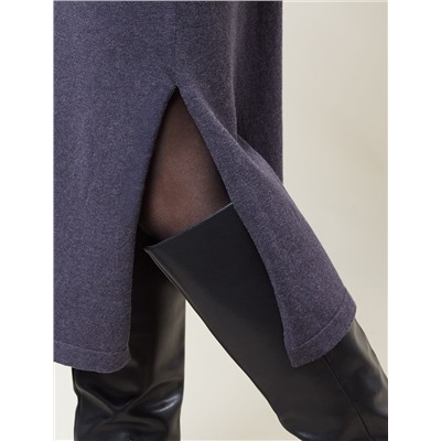 Платье тонкой вязки из хлопка с нейлоном