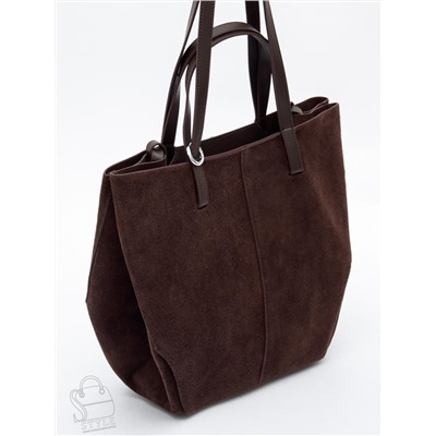 Сумка женская кожаная 2403YF d.coffee Polina&Eiterou