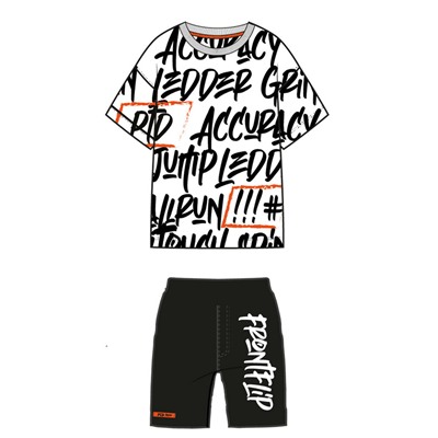 Комплект трикотажный для мальчиков: фуфайка (футболка), шорты