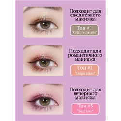 WODWOD Палетка теней для век 10 цветов, тон 03