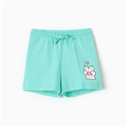 Шорты для девочки, цвет ментол, рост 80 см
