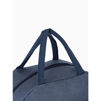 Термосумка на молнии, объём 6 л, цвет синий