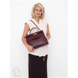 Сумка женская кожаная 6046PE red Polina&Eiterou/50