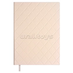 Ежедневник недатированный Escalada, А6+, 160 л., Стэп молочный