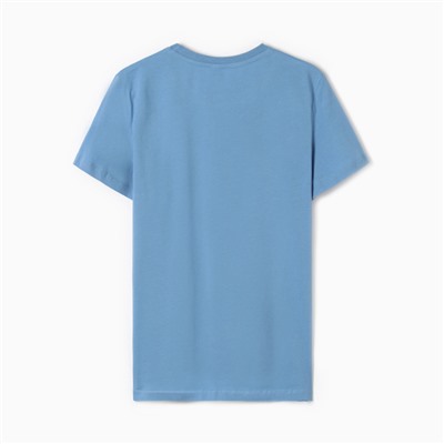 Футболка женская Be Friends, голубая, размер 44